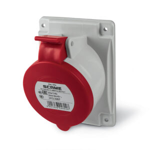 FLUSH-MOUNTING SOCKET 32A 3P+N+E