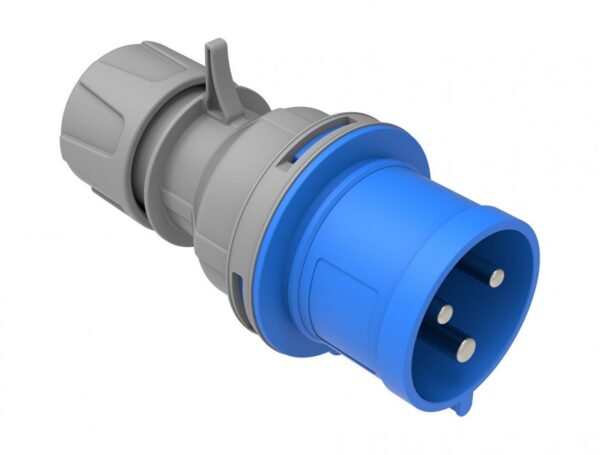 Straight Plug IP44 Ampere 32A Volt 220V-250V Hertz 50Hz - 60Hz