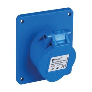 Angled Panel Mount Socket Outlet