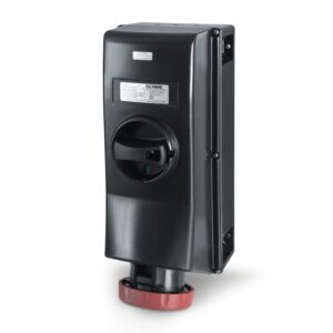 INTERLOCKED SOCKET 63A 3P+N+E 6h 346-415V 50Hz 60Hz II 2GD 170X380MM_PAR Mantle terminals With mechanical interlock