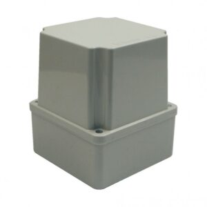 Plastic Junction Box 120x120x140 BB1-0531-0066  IP Class IP67 Raw materials ABS Halogen Free Cover Type Opaque Screw Cap