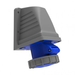 90° Angled Wall Socket BC1-1403-7535  IP Class IP67 Volt 220V-250V Hertz 50Hz - 60Hz Pole 2P+E