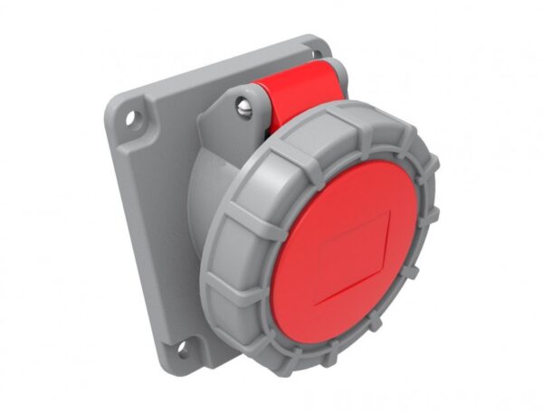 45° Inclined Machine Socket BC1-1504-7420  IP Class IP67 Volt 380V-450V Hertz 50Hz - 60Hz Pole 3P+E