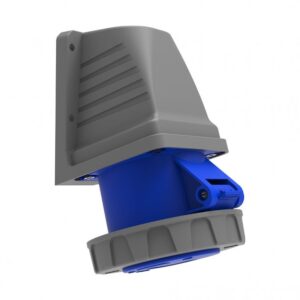 90° Angled Wall Socket  IP67 Ampere 32A Volt 220V-250V Hertz 50Hz - 60Hz