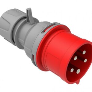 Straight Plug IP Class IP44 Ampere 32A Volt 380V-450V Hertz 50Hz - 60Hz