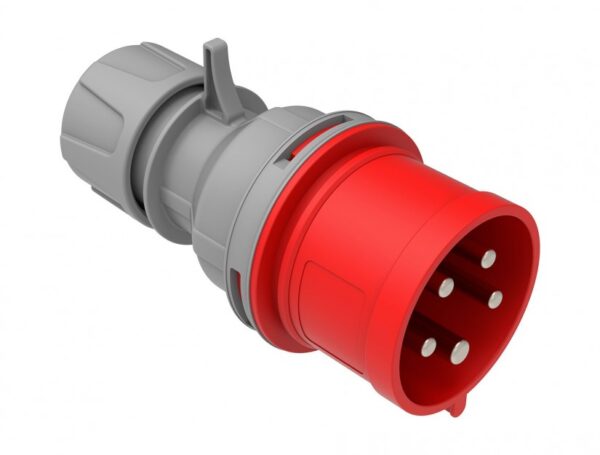 Straight Plug IP Class IP44 Ampere 32A Volt 380V-450V Hertz 50Hz - 60Hz