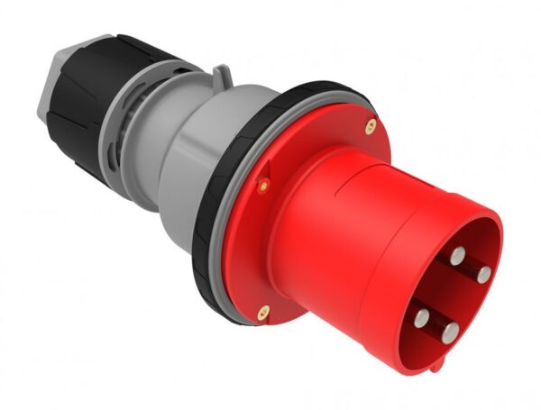 Straight Plug BC1-4504-2011  IP Class IP44 Ampere 63A Volt 380V-450V Hertz 50Hz - 60Hz
