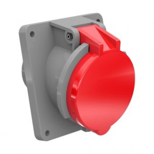 45° Inclined Machine Socket IP44 Ampere 63A Volt 380V-450V Hertz 50Hz - 60Hz