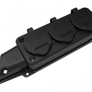 Triple Group Socket BK1-1402-3613  IP Class IP54 Volt 220V-250V Pole 2P+E Body Material Rubber