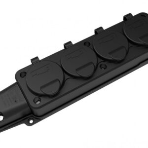 Quadruple Group Socket BK1-1402-3614  IP Class IP54 Volt 220V-250V Pole 2P+E Body Material Rubber