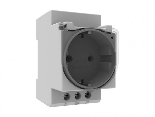 Rail Socket BR1-1402-2711  IP Class IP20 Volt 220V-250V Pole 2P+E Body Material Polyamide 6