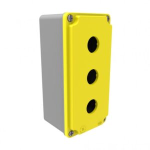 3 Button Box 80x170x73 BT4-3001-0007  IP Class IP67 Raw materials Aluminum Colour Yellow