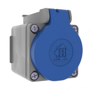 Wall Cased P. Socket BY8-1402-3510  IP Class IP44 Volt 220V-250V Pole 2P+E Body Material Polyamide 6