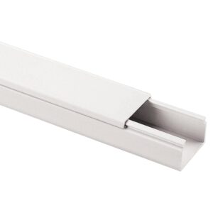 ECMC1517B-SAC MINITRUNKING FRONT-HOOKING LID 15X17 WHITE 1 COMPARTMENT BAGS OF 10 BARS
